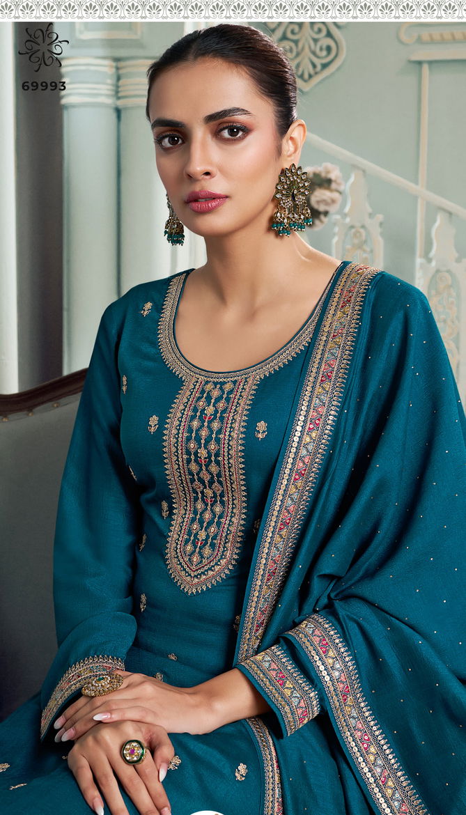 Meena By Vinay Kuleesh Chinon Wedding Wear Salwar Kameez Wholesale Online
